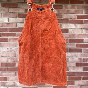 Forever 21 Corduroy Overall Dress